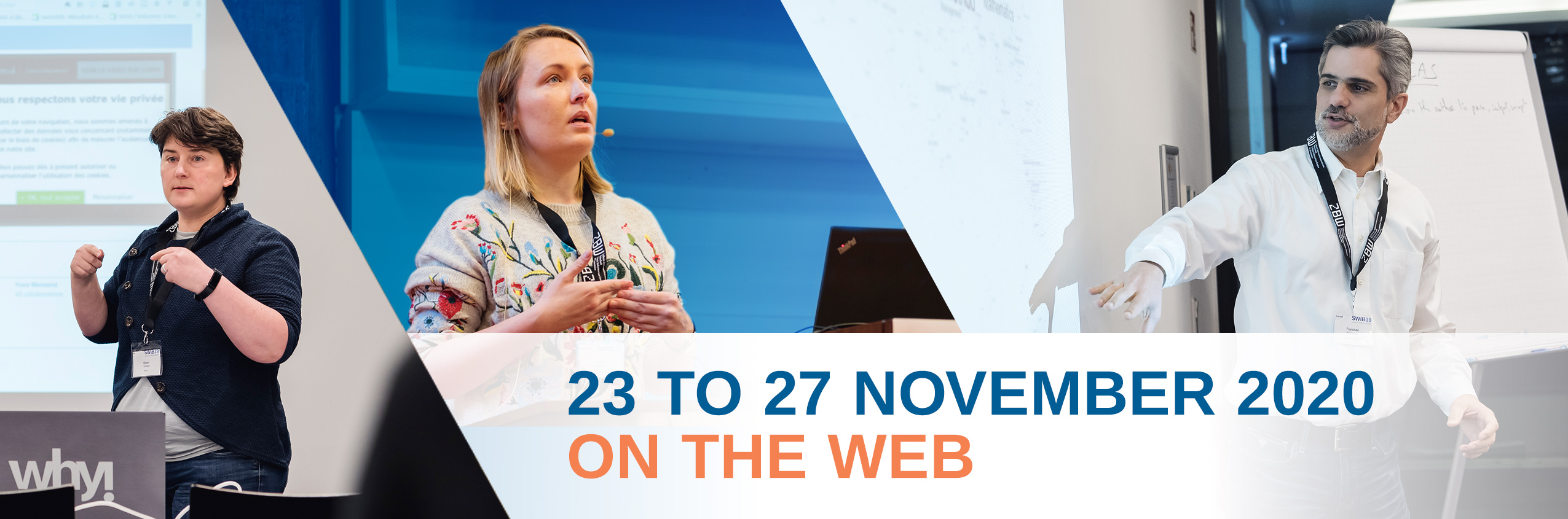 Logo: SWIB20 - Semantic Web in Libraries - 23 - 27 November 2020, on the web